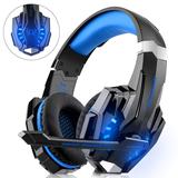 DIZA100 Kotion Each G9000 Gaming Headset Headphone 3.5mm Stereo Jack with Mic LED Light for Xbox One