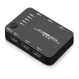 DIZA100 5 Port HDMI Switch with IR Remote via USB Cable Support 3D 4K HDMI 1.4